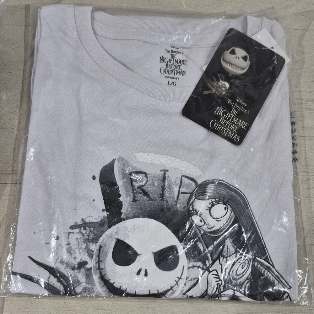 Jack Skellington Graphic Tee - Size L - Womens BNWT
